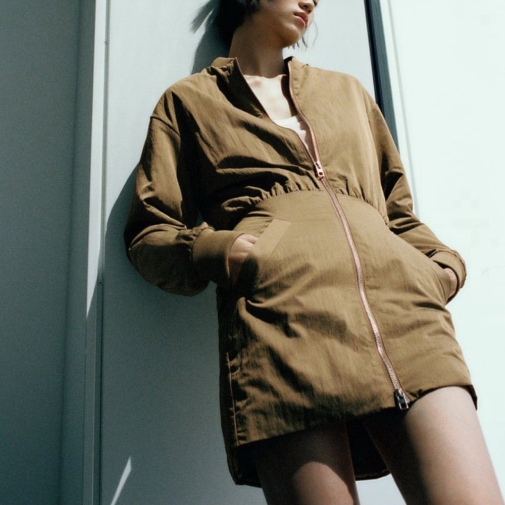 Zara Bomber Jacket Dress